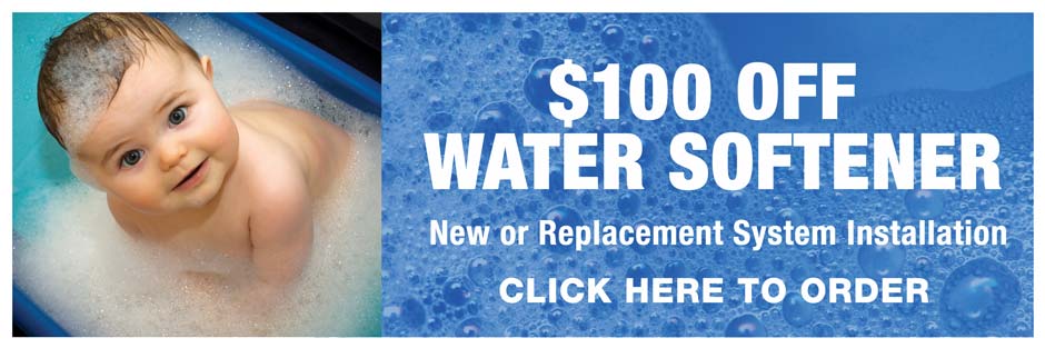 $100 OFF Water Softener Installation - Click Here to Order